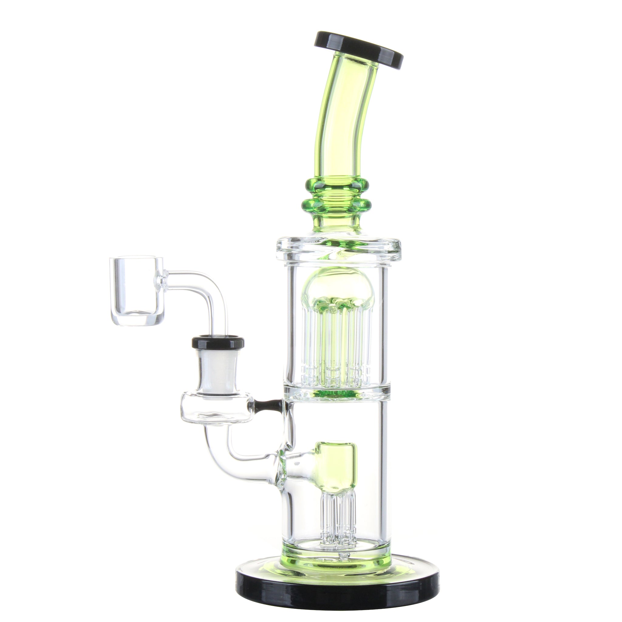 Twin Tree Chamber Perc Bong - 8in - Image 3