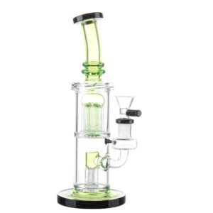 Twin Tree Chamber Perc Bong - 8in
