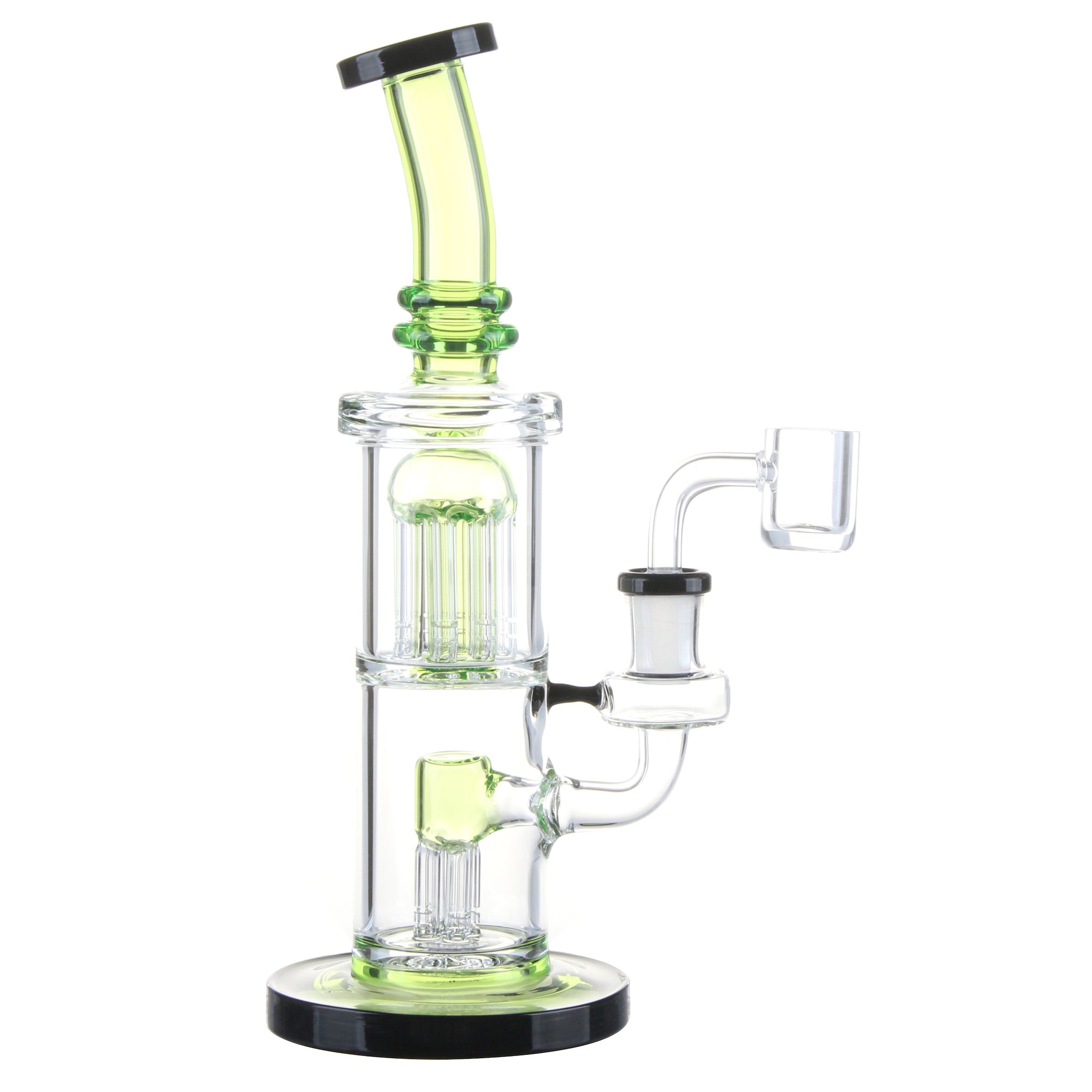 Twin Tree Chamber Perc Bong - 8in - Image 6