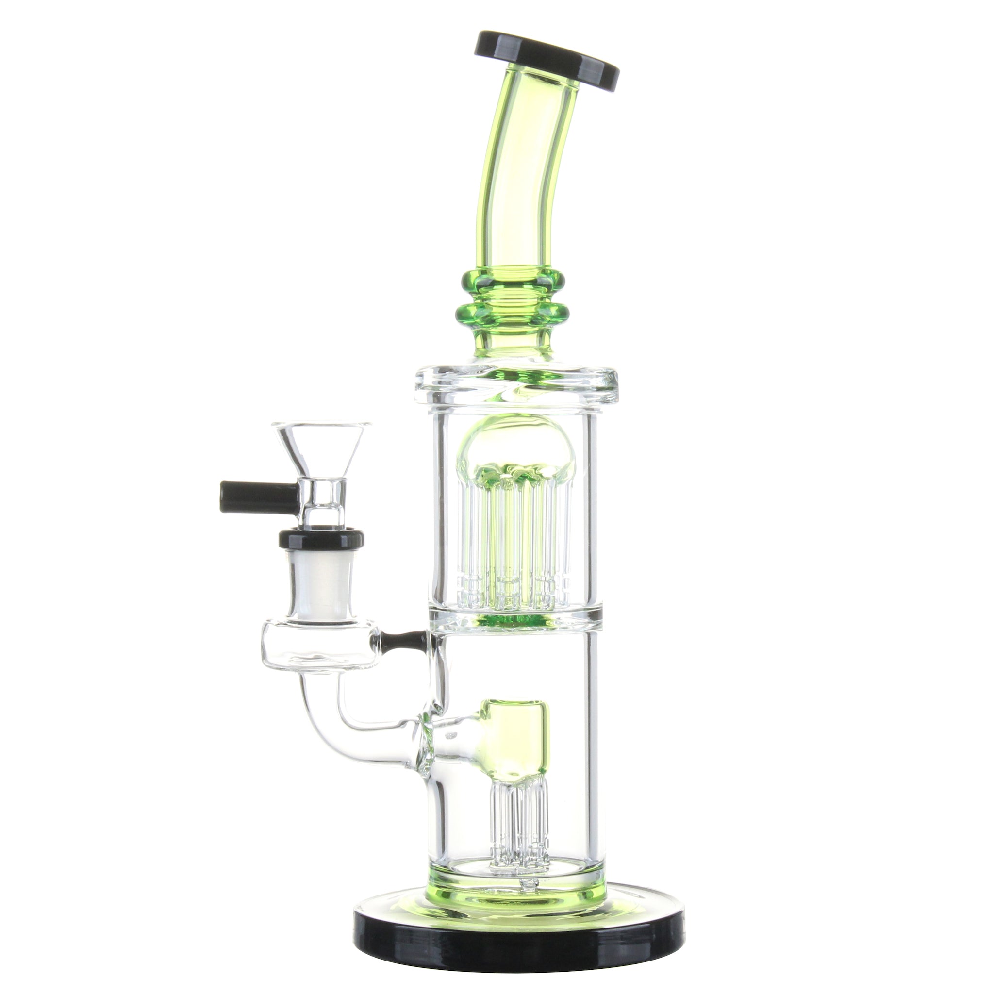 Twin Tree Chamber Perc Bong - 8in - Image 2