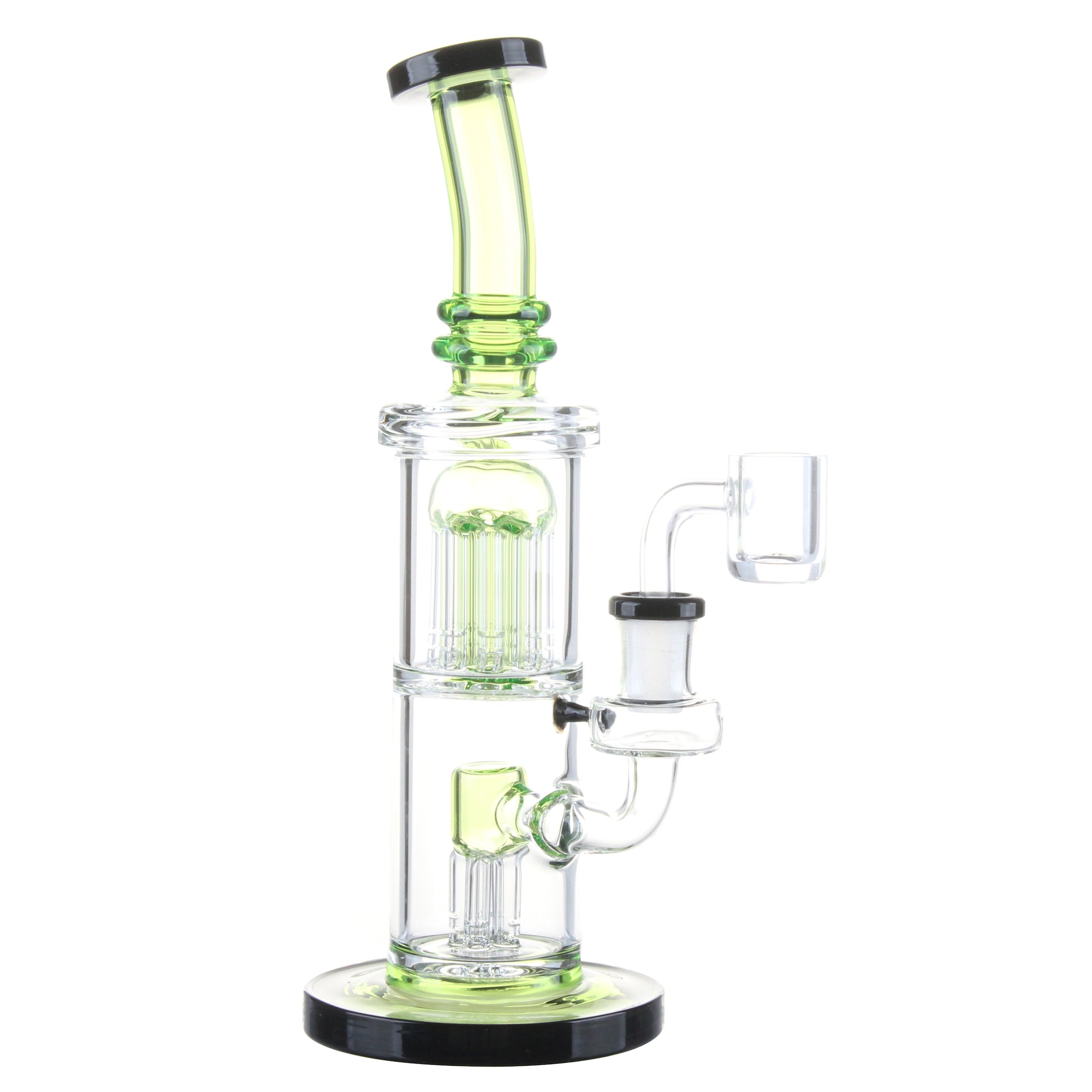 Twin Tree Chamber Perc Bong - 8in - Image 4