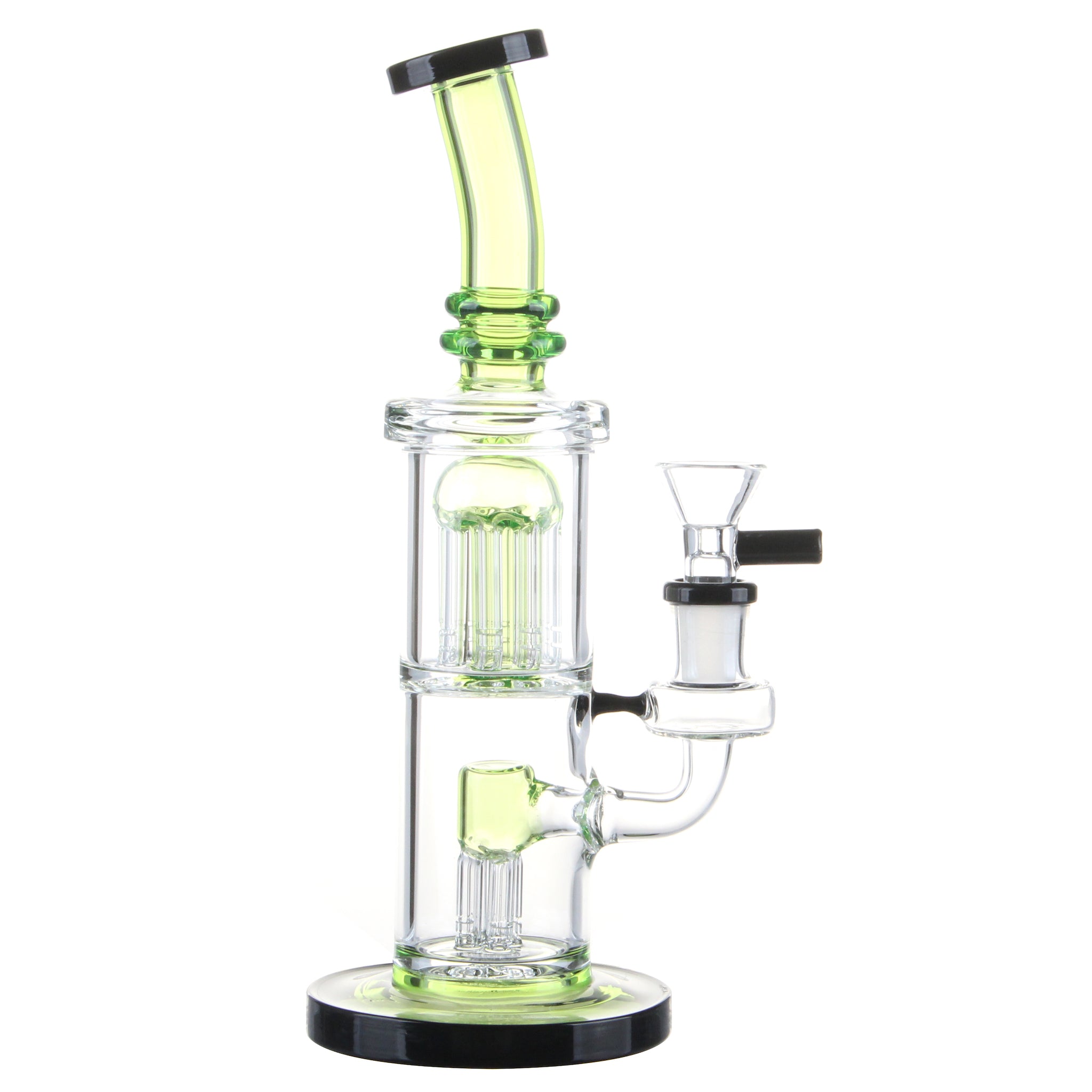 Twin Tree Chamber Perc Bong - 8in - Image 5