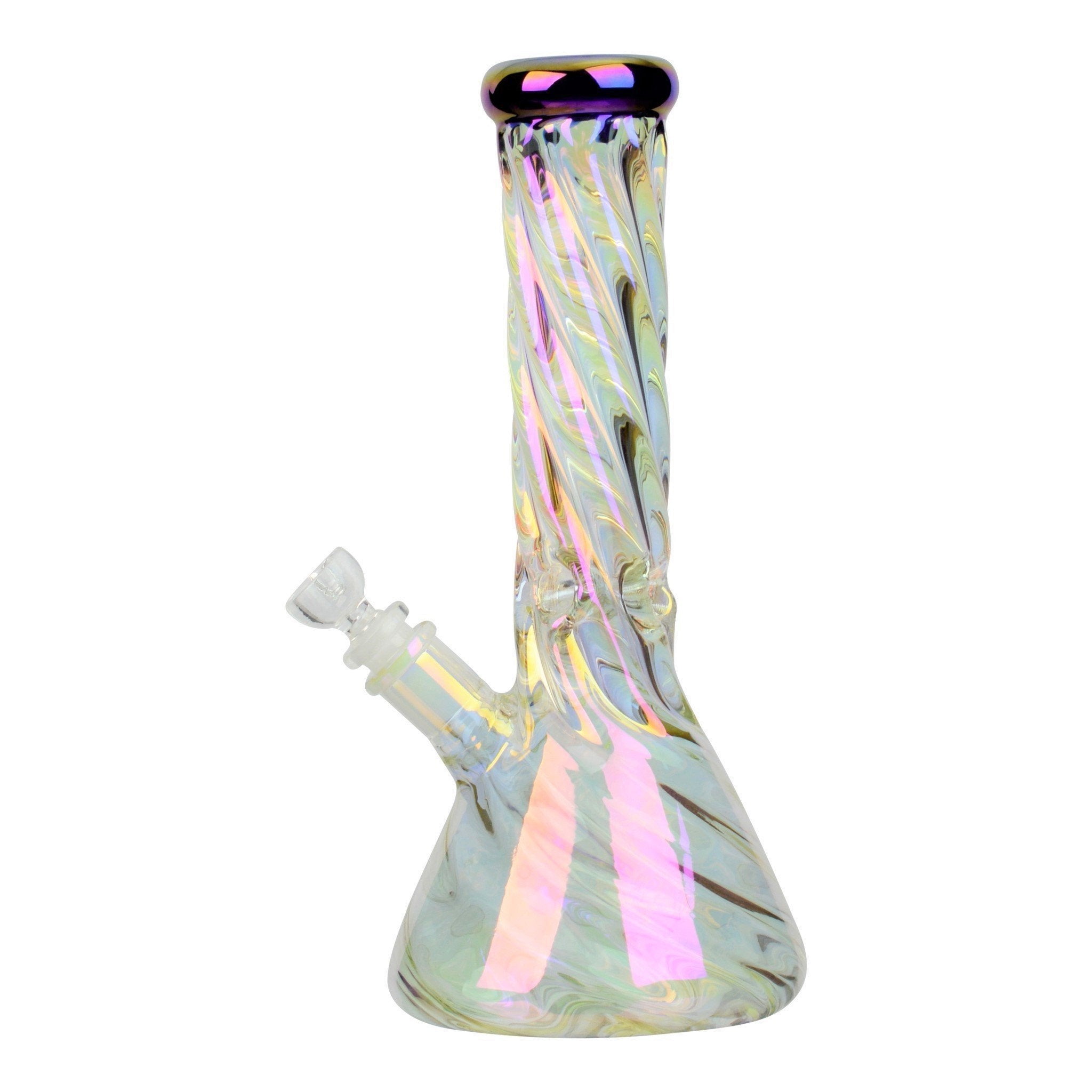 Twisted Iridescent Bong - Image 5