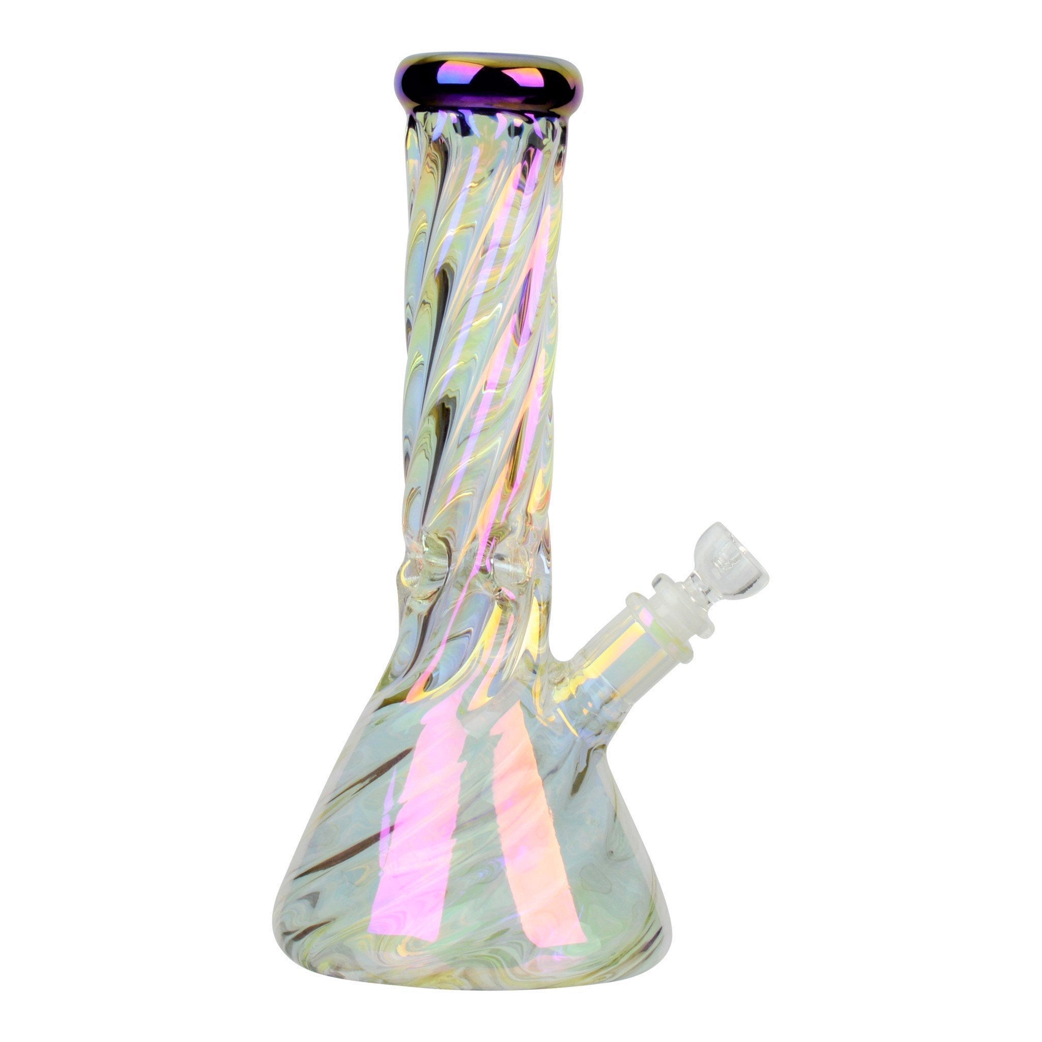 Twisted Iridescent Bong - Image 4