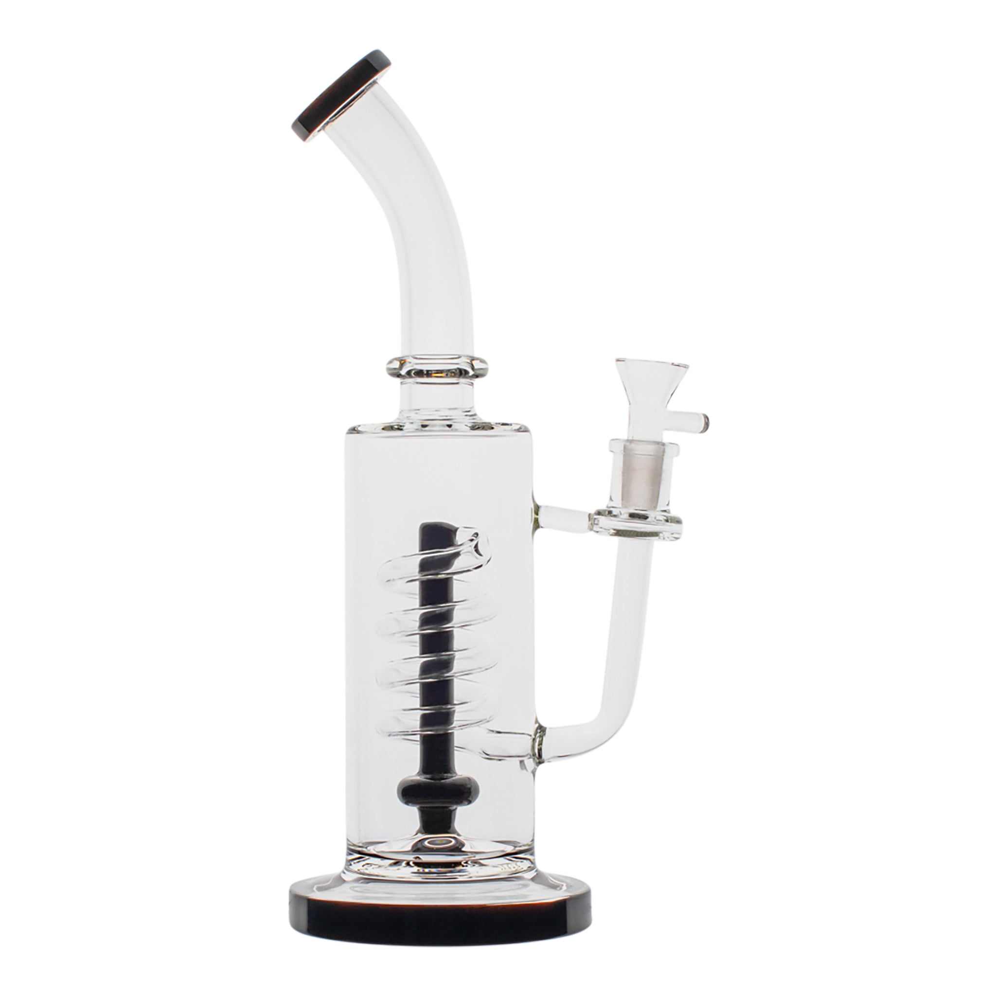 Twisting Helix Perc Bong - 12in - Image 2