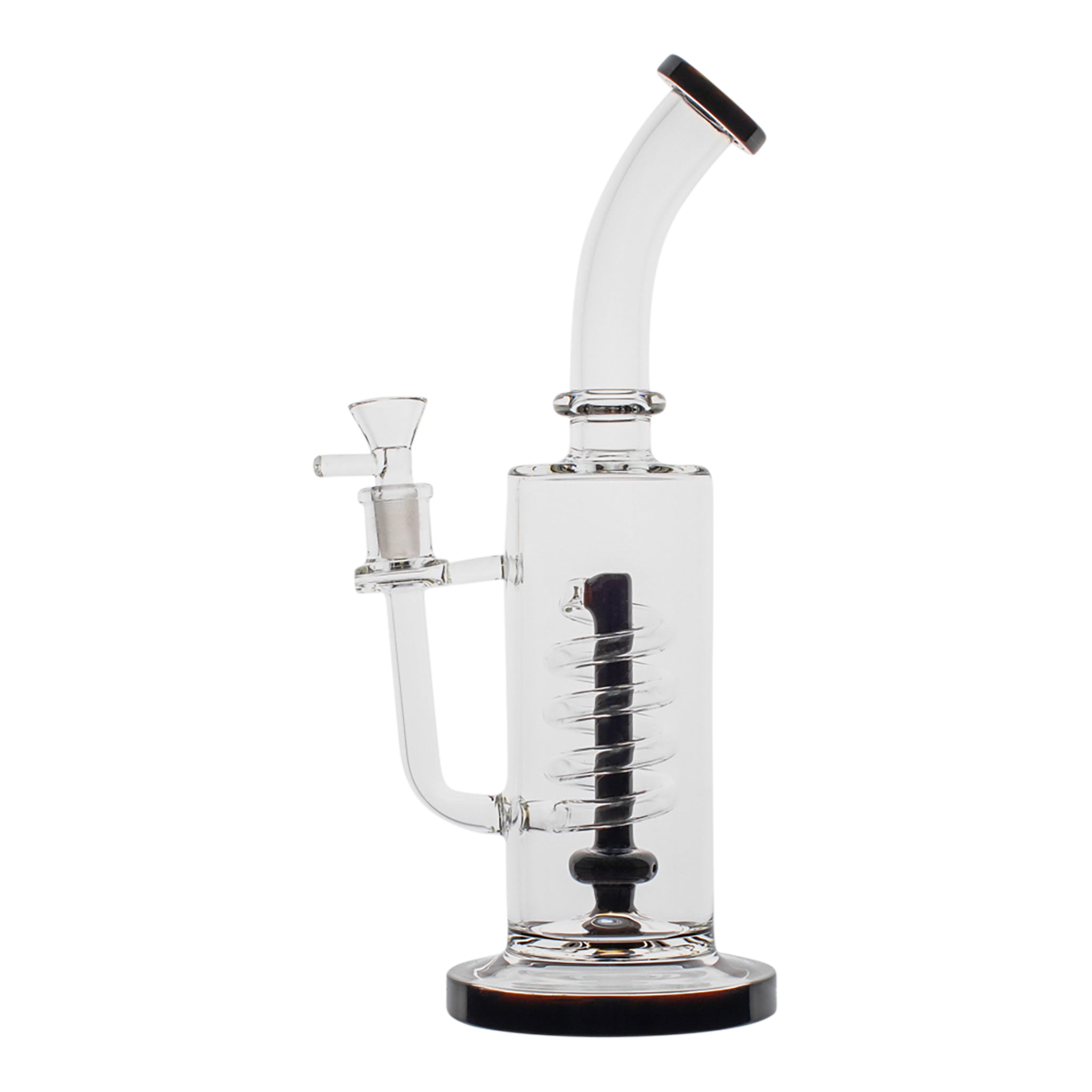 Twisting Helix Perc Bong - 12in - Image 4