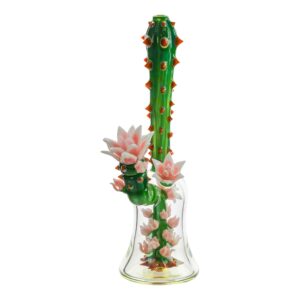Unparalleled Glass Flower Perc Terrarium - 9in