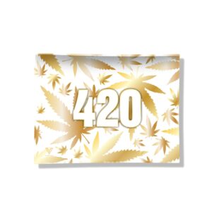 V Syndicate 420 Gold Glass Rolling Tray