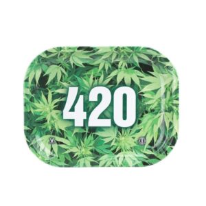 V Syndicate 420 Leafy Metal Rolling Tray
