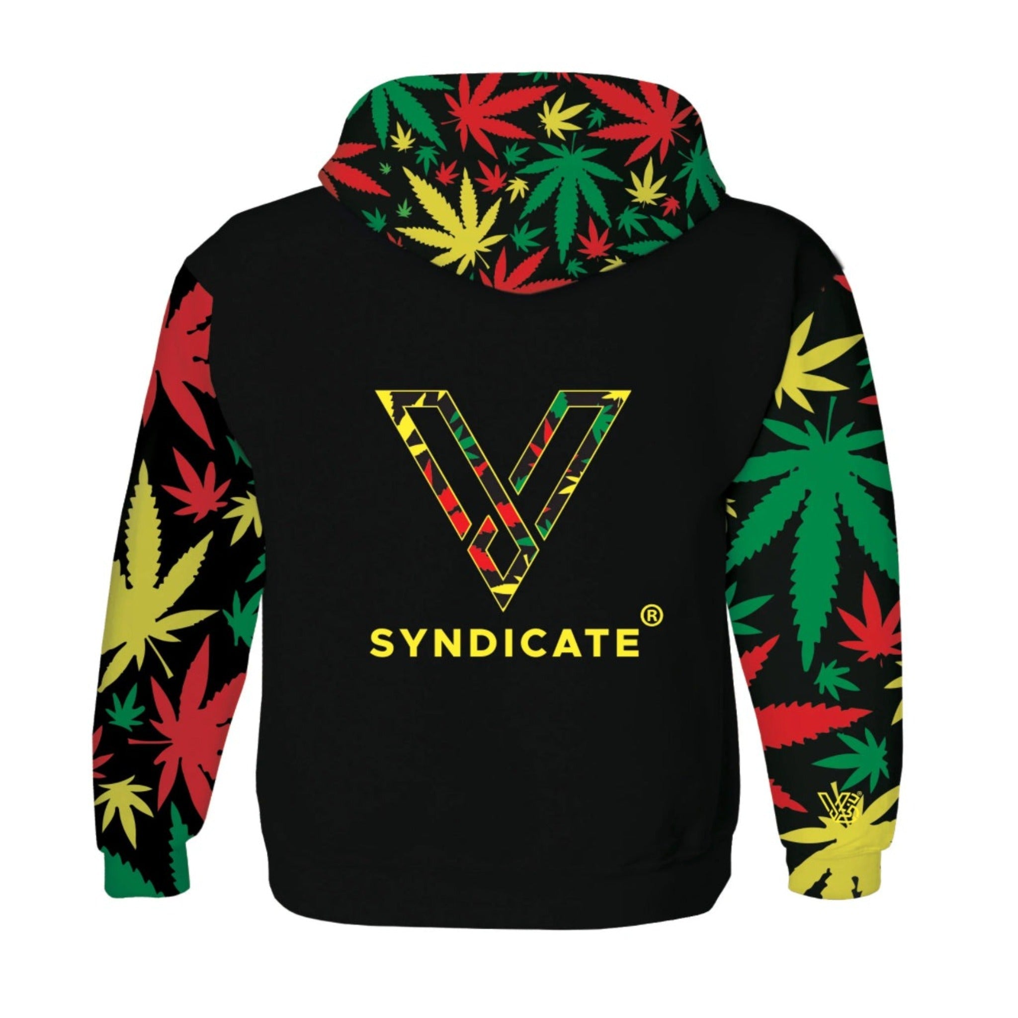 V Syndicate 420 Rasta Hoodie - Image 2