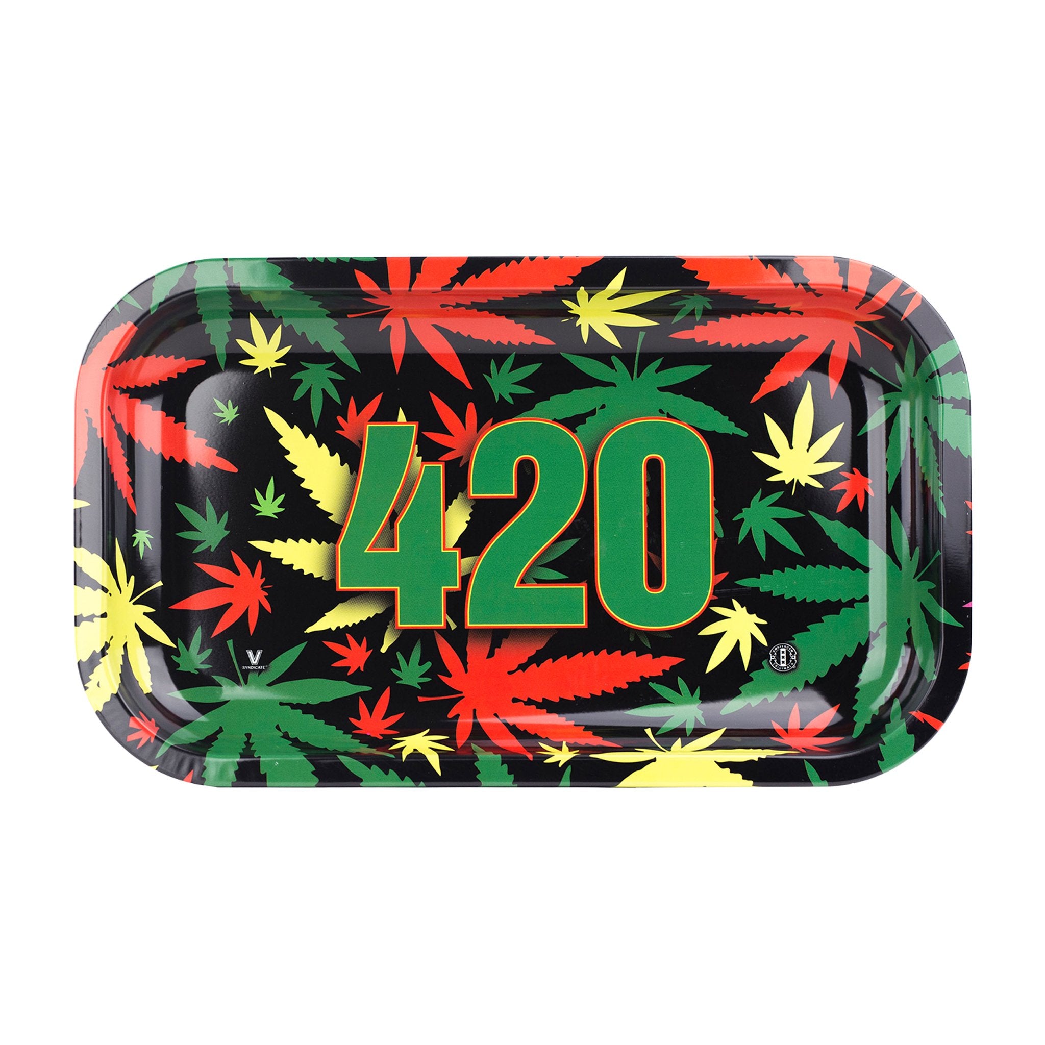 V Syndicate 420 Rasta Metal Rolling Tray - Image 3