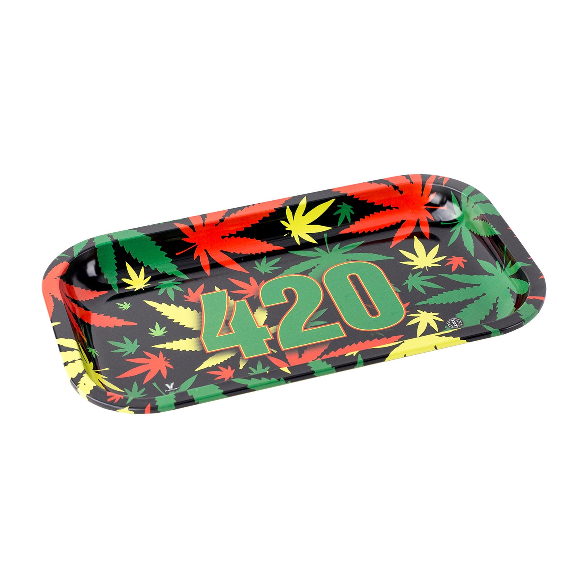 V Syndicate 420 Rasta Metal Rolling Tray - Image 4