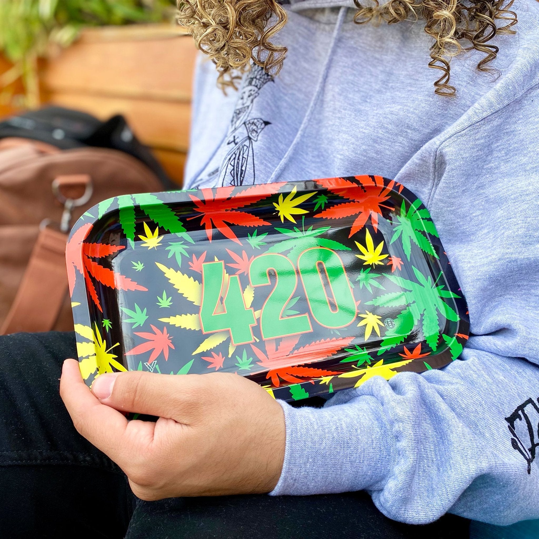 V Syndicate 420 Rasta Metal Rolling Tray - Image 5