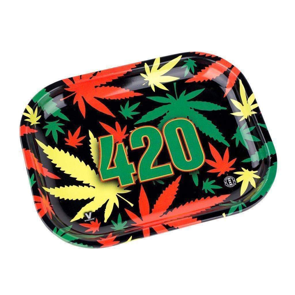 V Syndicate 420 Rasta Metal Rolling Tray - Image 2
