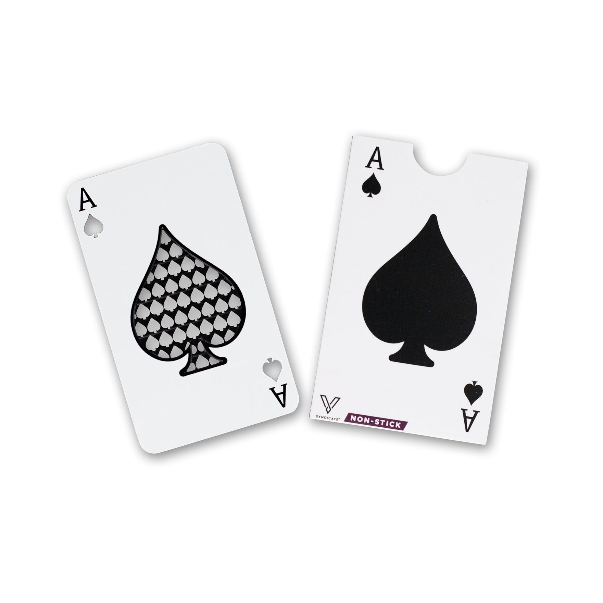 V Syndicate Ace of Spades Nonstick Grinder Card