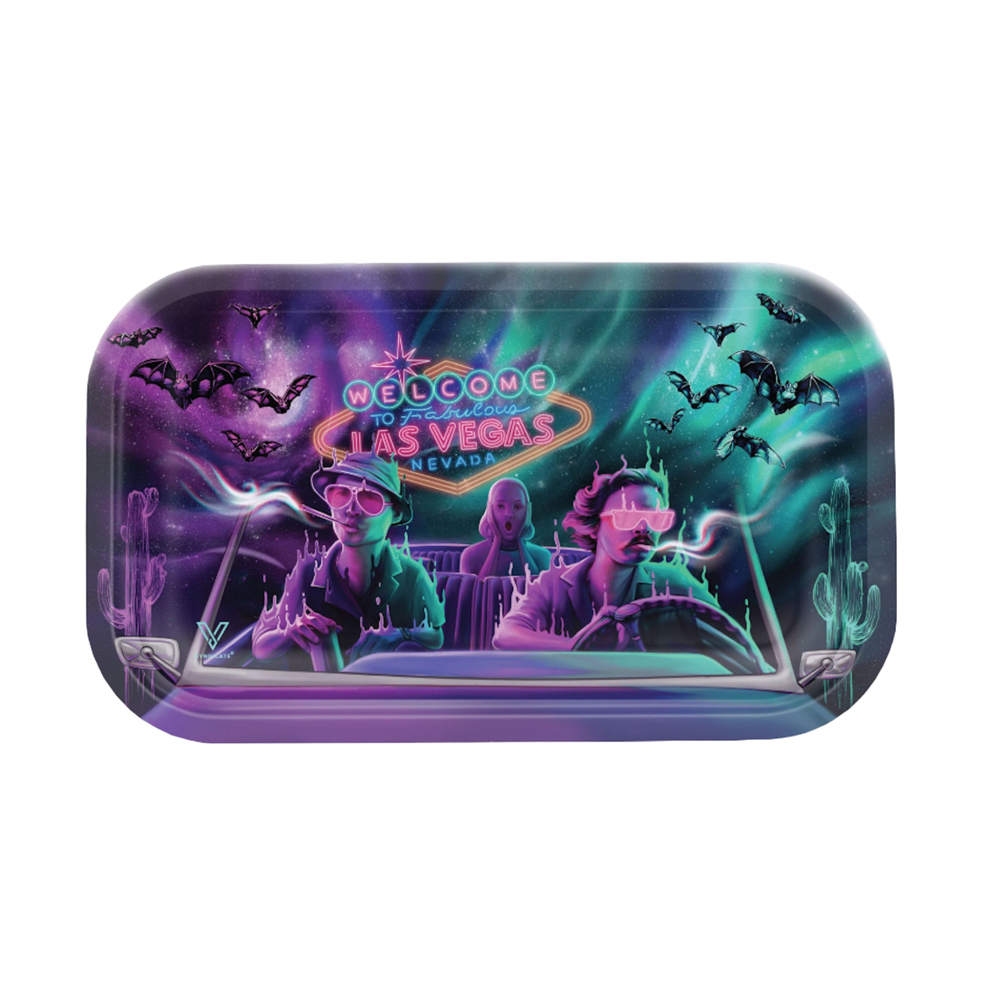 V Syndicate Bat Country Metal Rolling Tray - 7in - Image 2