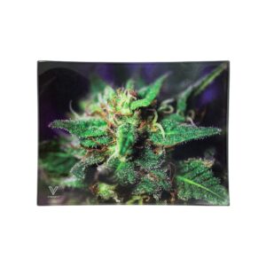V Syndicate Blue Dream Glass Rolling Tray - 7in