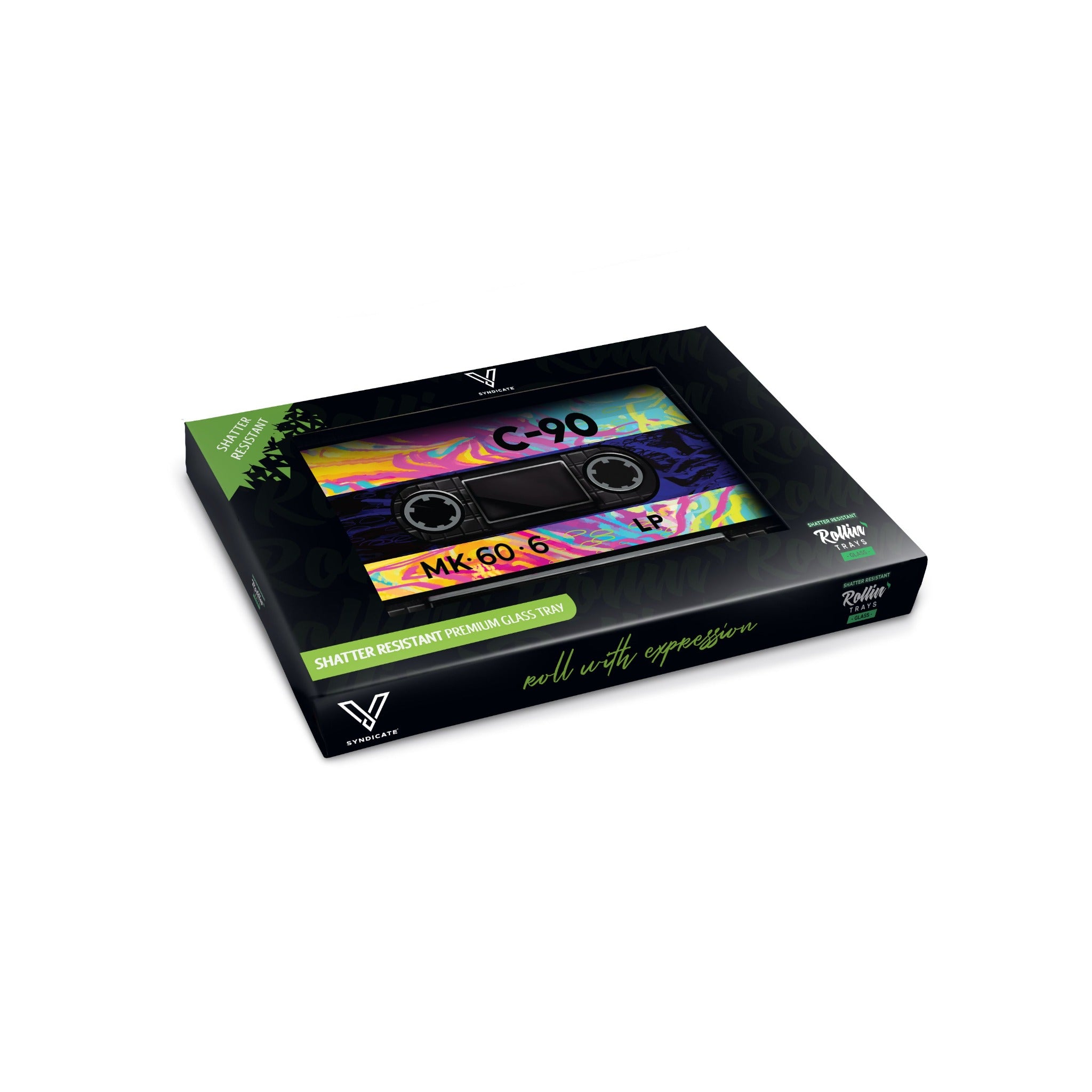 V Syndicate Cassette Glass Rolling Tray - Image 2