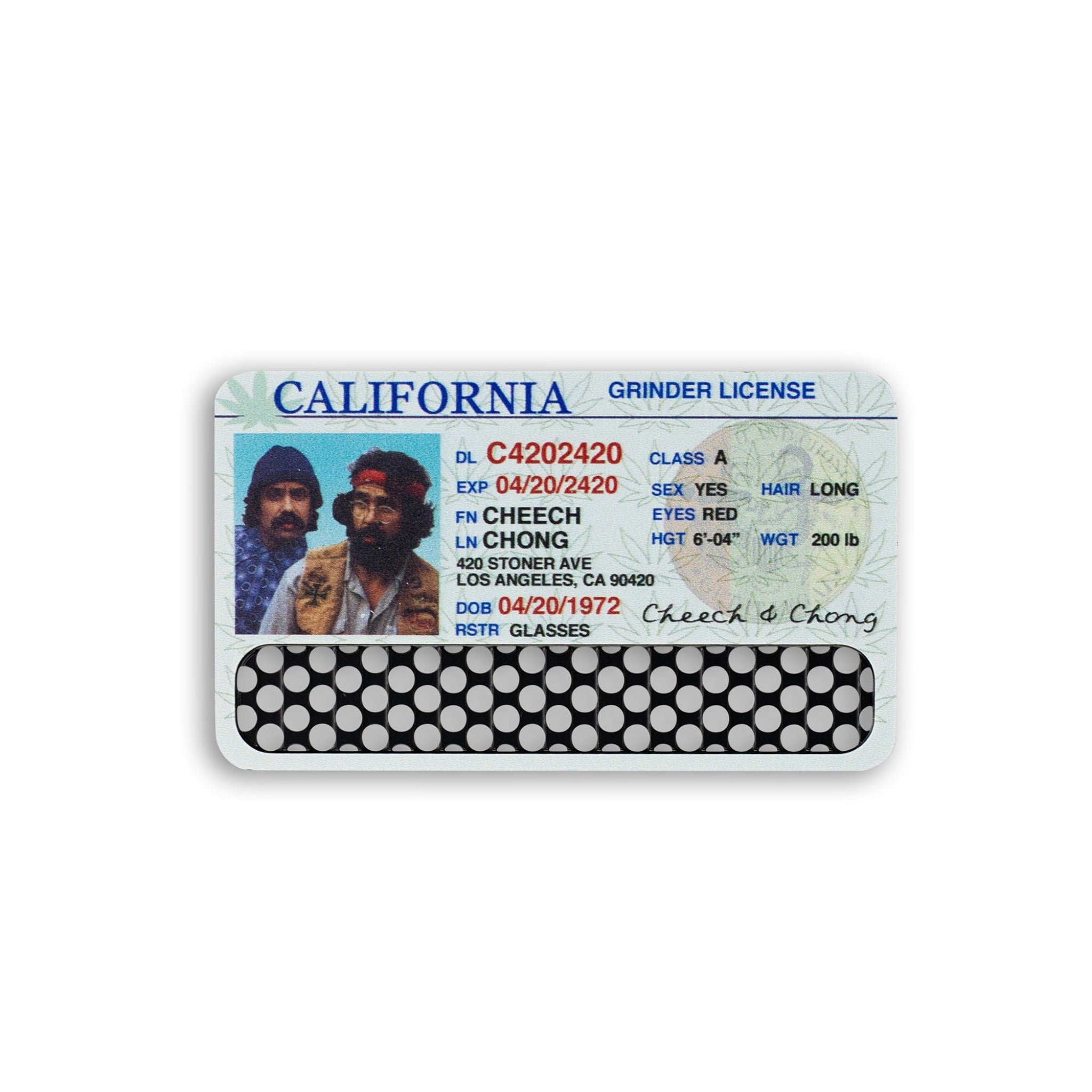 V Syndicate Cheech n Chong Nonstick Grinder Card - Image 3