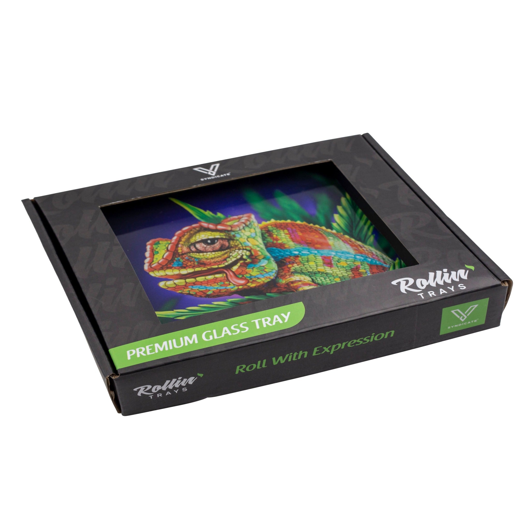 V Syndicate Cloud 9 Chameleon Glass Rolling Tray - Image 2