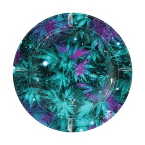 V Syndicate Cosmic Chronic Round Metal Ashtray - 5in