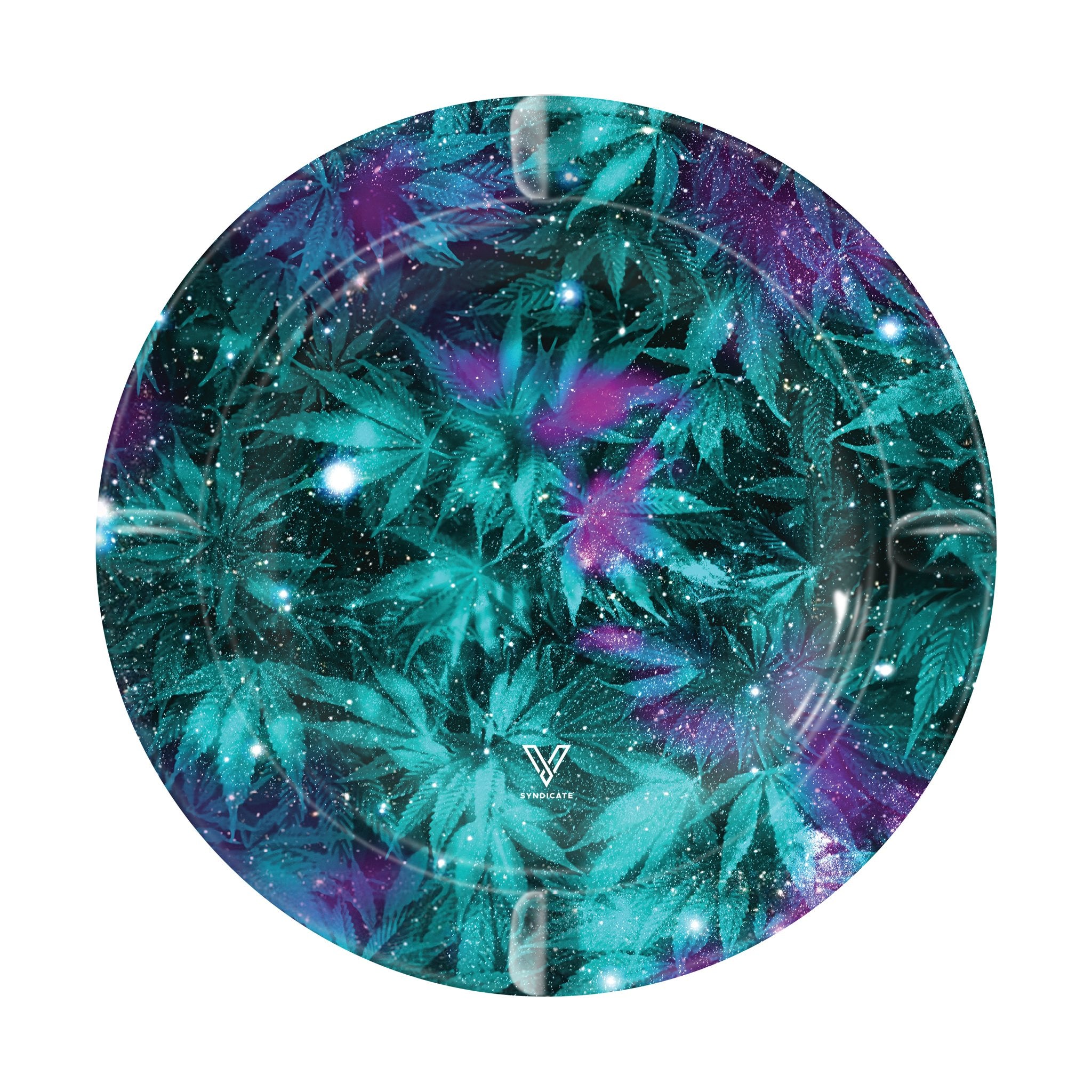 V Syndicate Cosmic Chronic Round Metal Ashtray - 5in