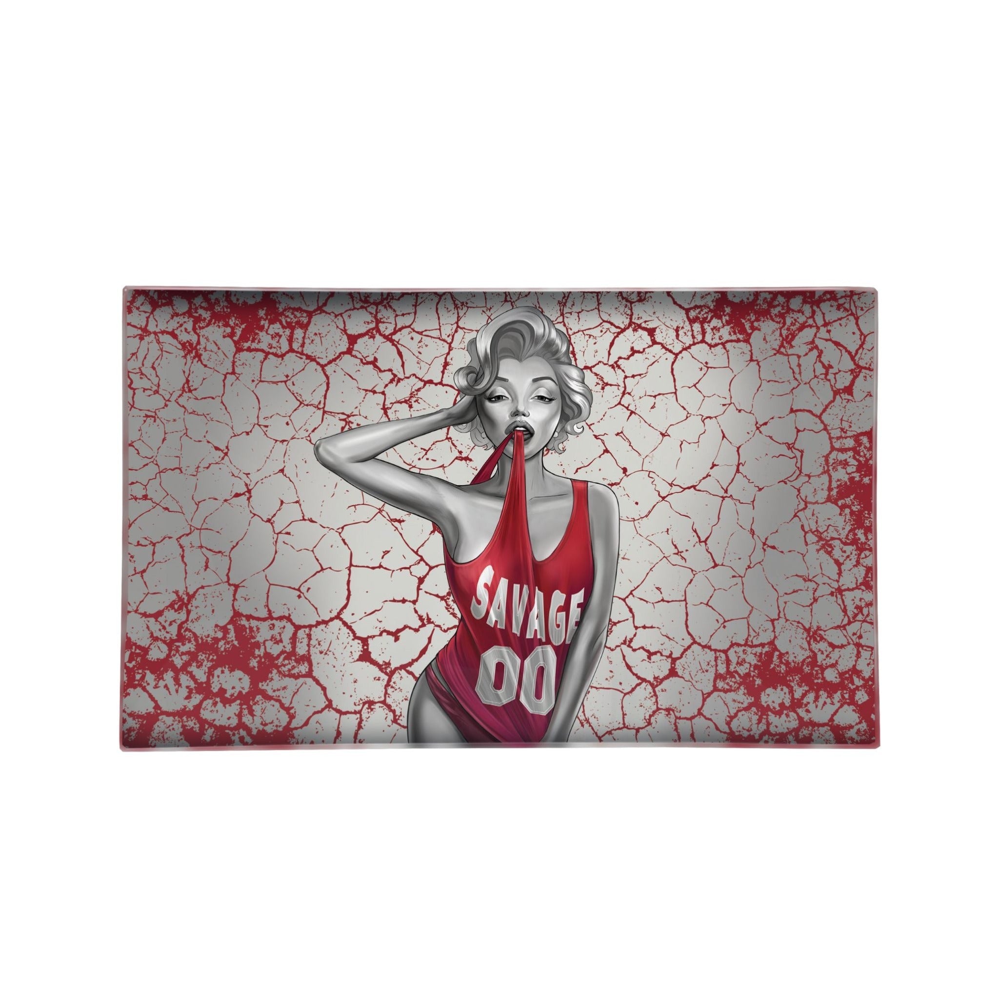 V Syndicate Dank Diva Glass Rolling Tray
