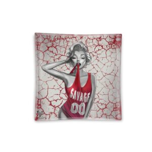 V Syndicate Dank Diva Square Glass Ashtray - 4.5in