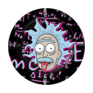 V Syndicate Filthy Genius Round Metal Ashtray - 5.5in