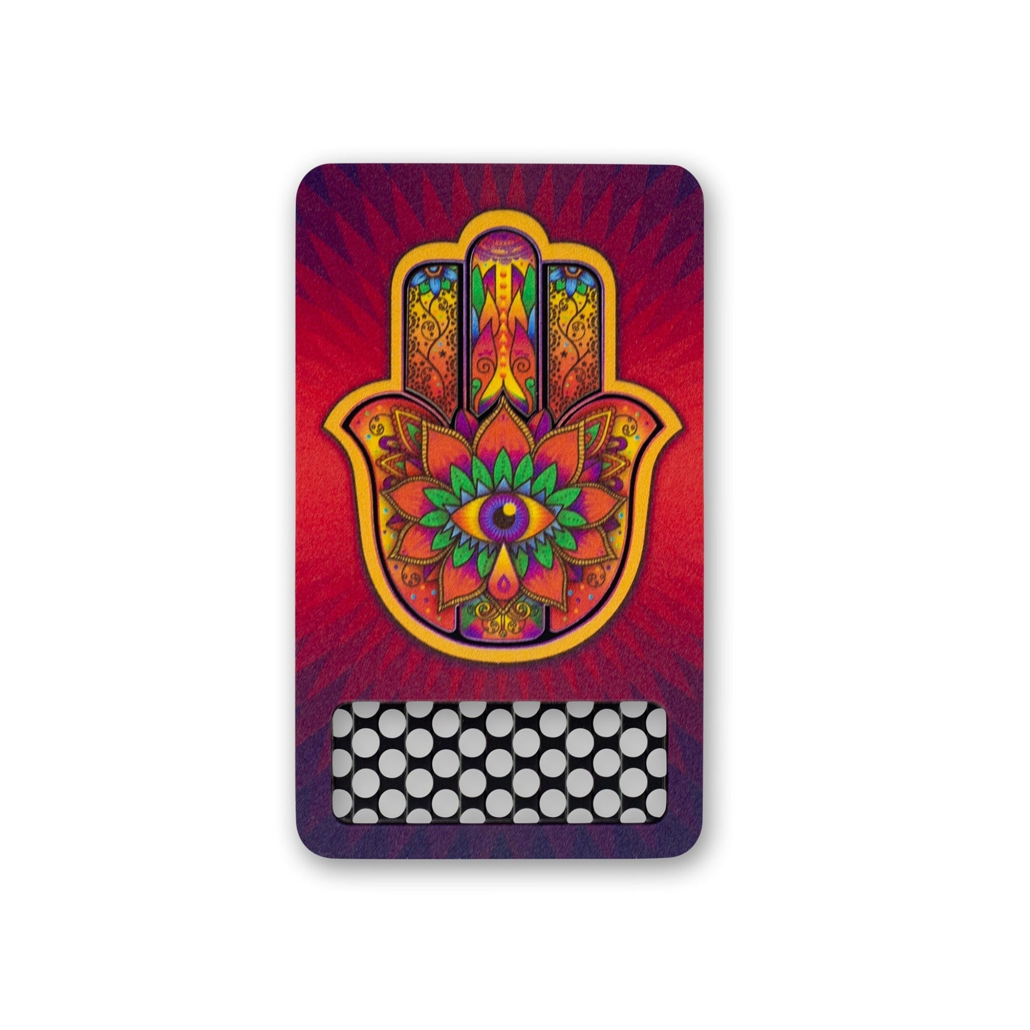 V Syndicate Hamsa Red Nonstick Grinder Card - Image 2