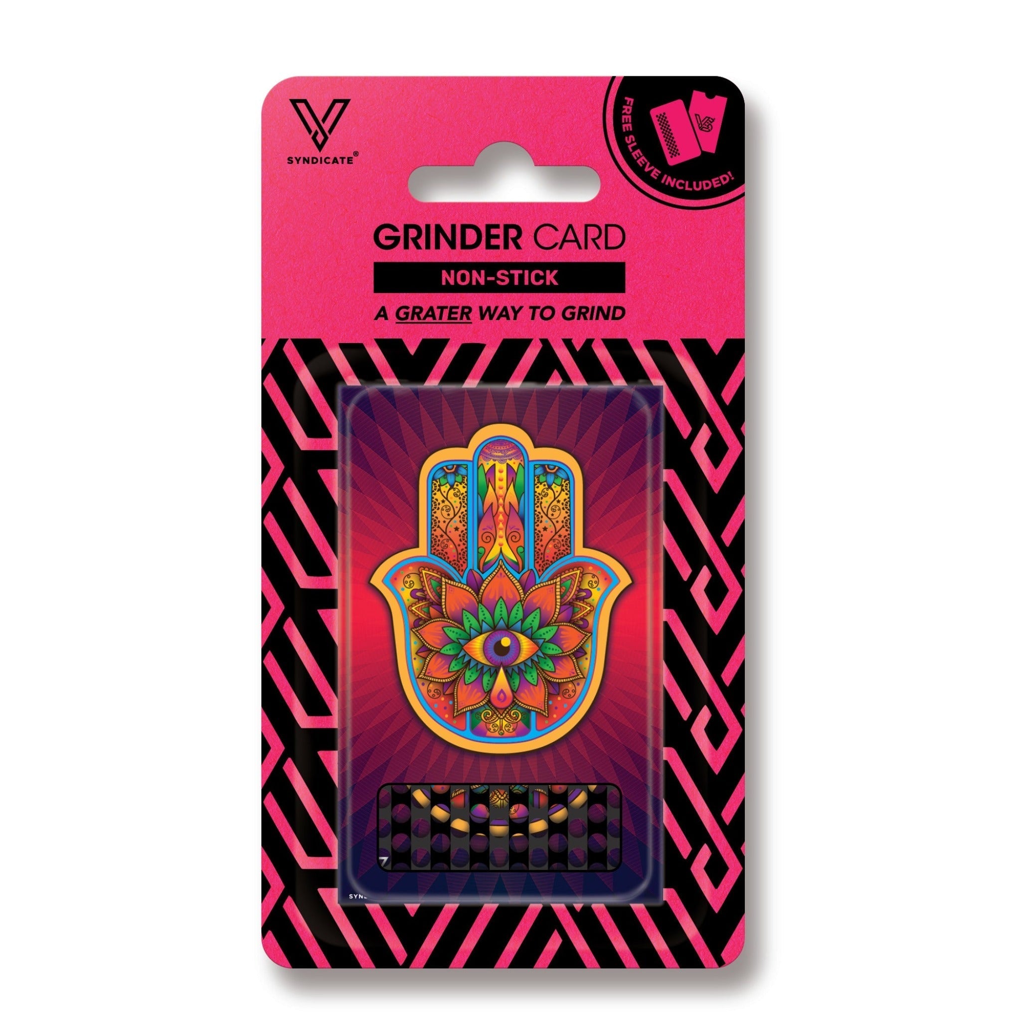 V Syndicate Hamsa Red Nonstick Grinder Card - Image 3