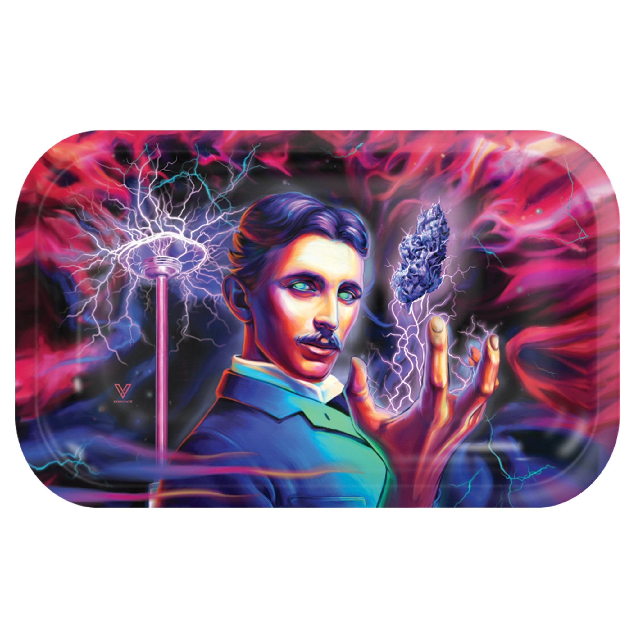 V Syndicate High Voltage Metal Rolling Tray - Image 2