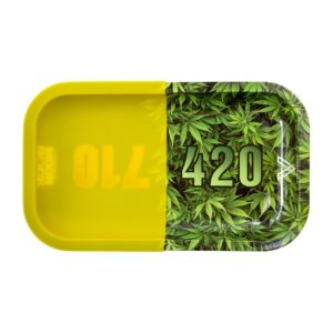 V Syndicate Moonrocks Hybrid Metal Rolling Tray w/ Dab Mat