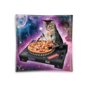 V Syndicate Pussy Vinyl Square Glass Ashtray - 4.5in