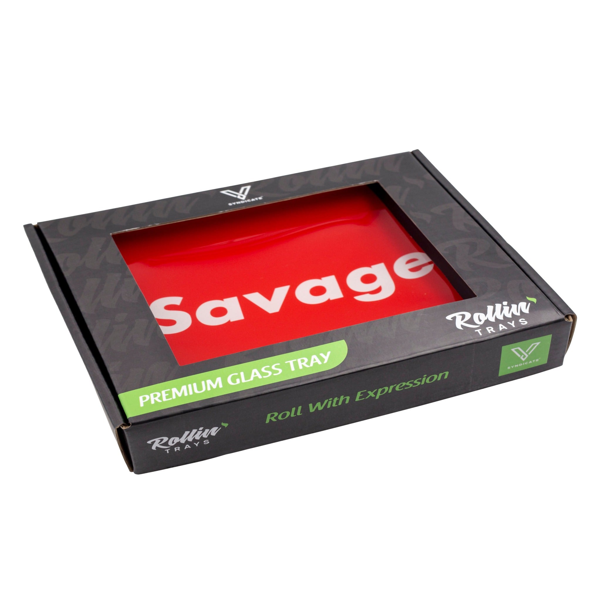 V Syndicate Savage Glass Rolling Tray - Image 2