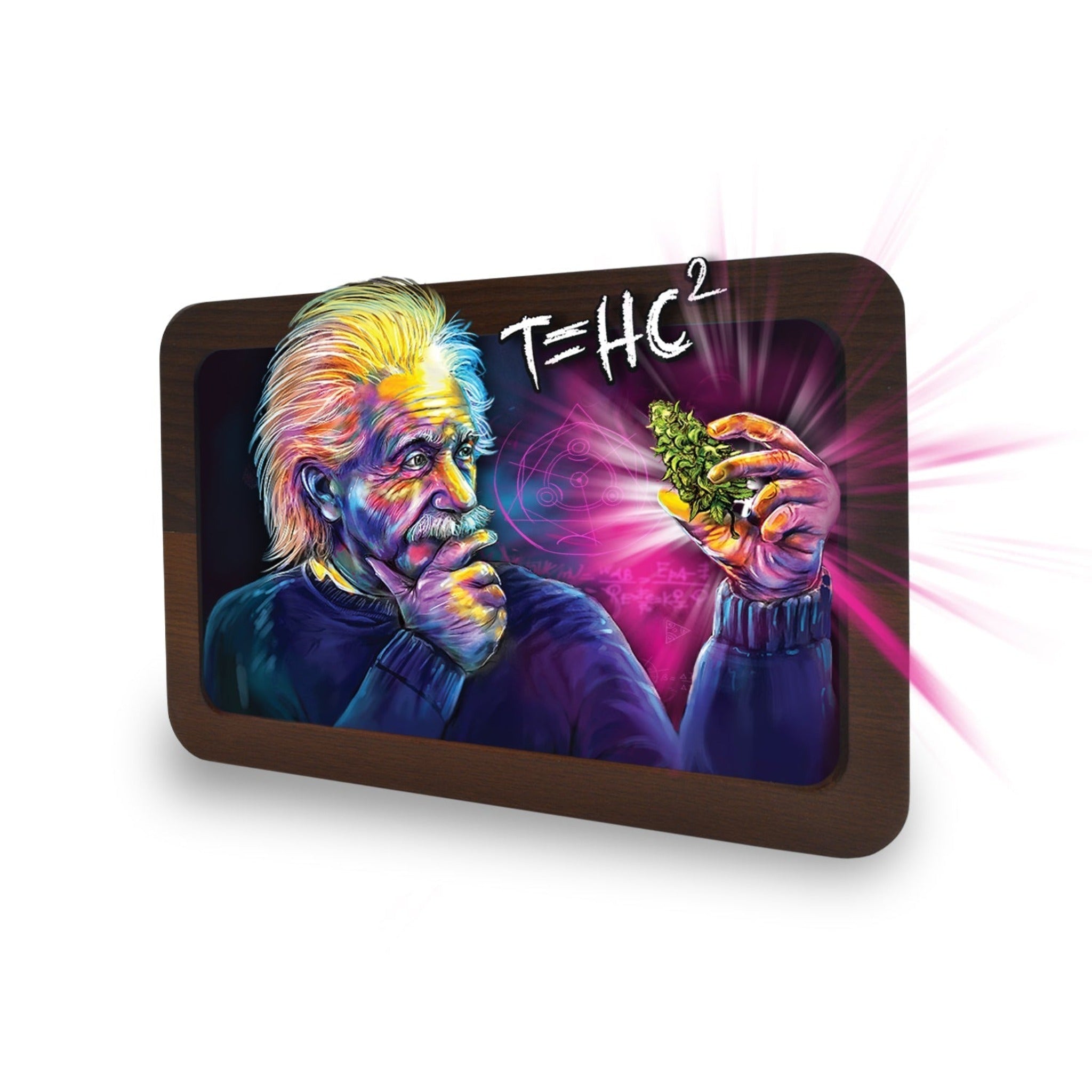 V Syndicate T=HC2 3D HD Wood Rolling Tray - 8in - Image 2