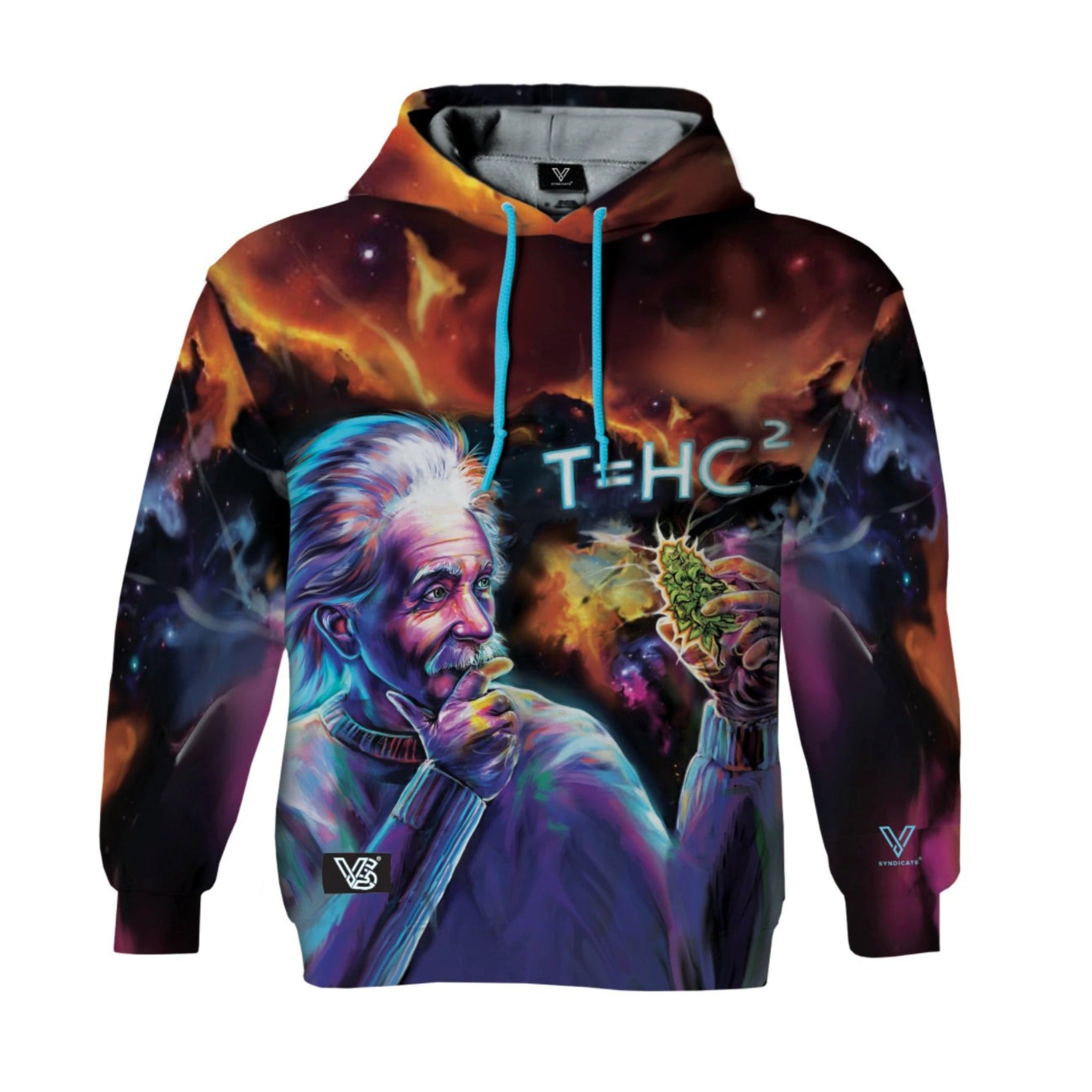 V Syndicate T=HC2 Einstein Black Hole Hoodie