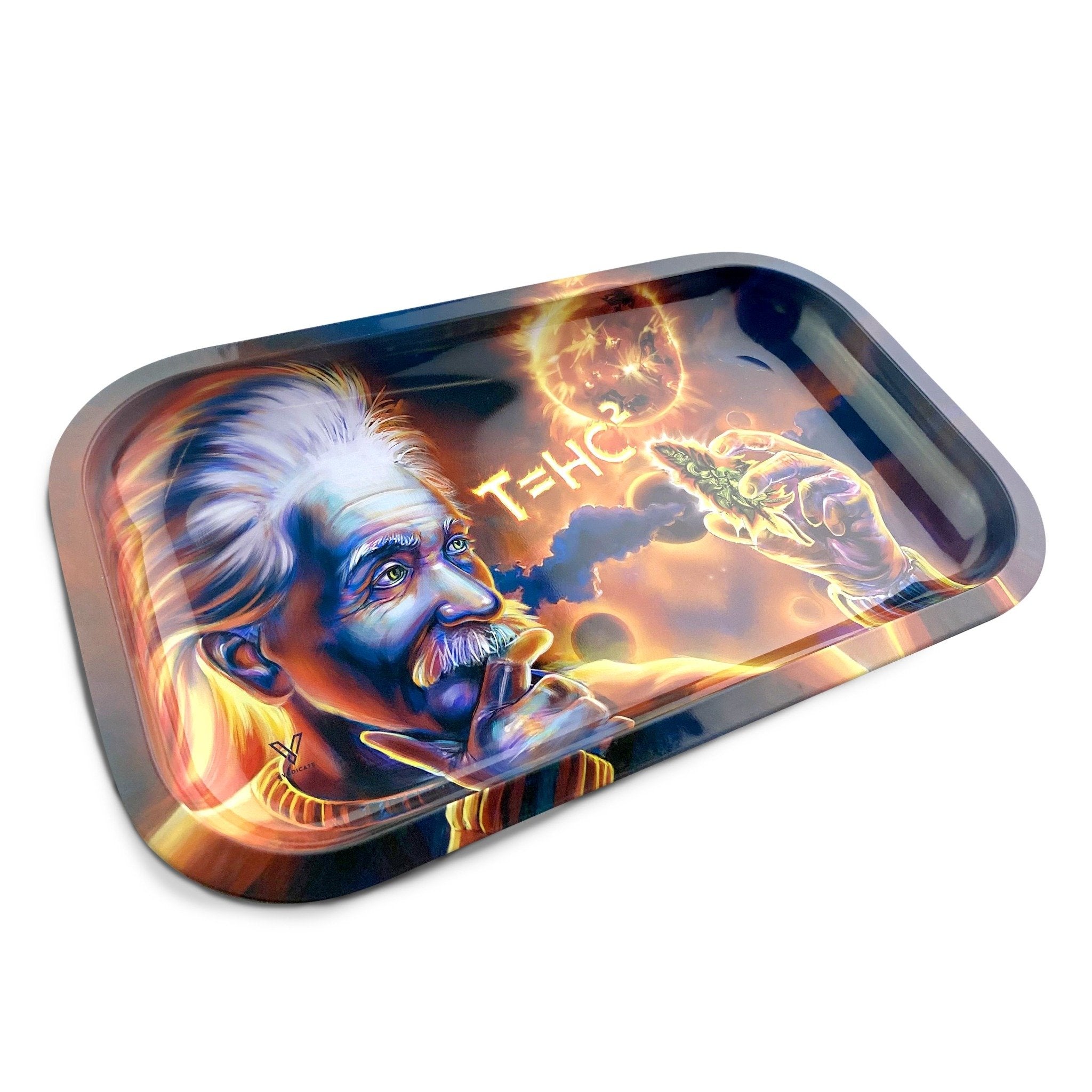 V Syndicate T=HC2 Einstein Metal Rolling Tray - Image 3