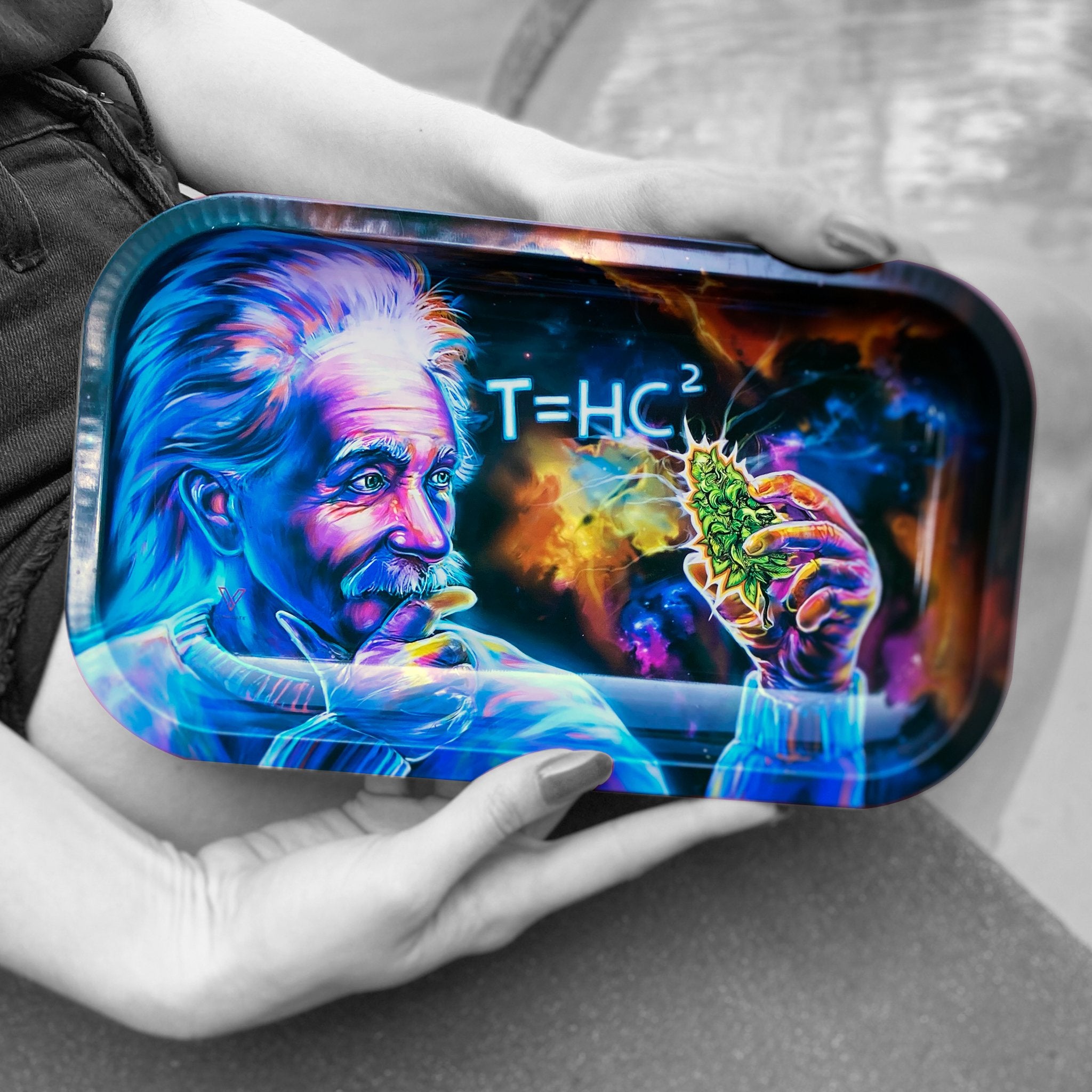 V Syndicate T=HC2 Einstein Metal Rolling Tray - Image 12