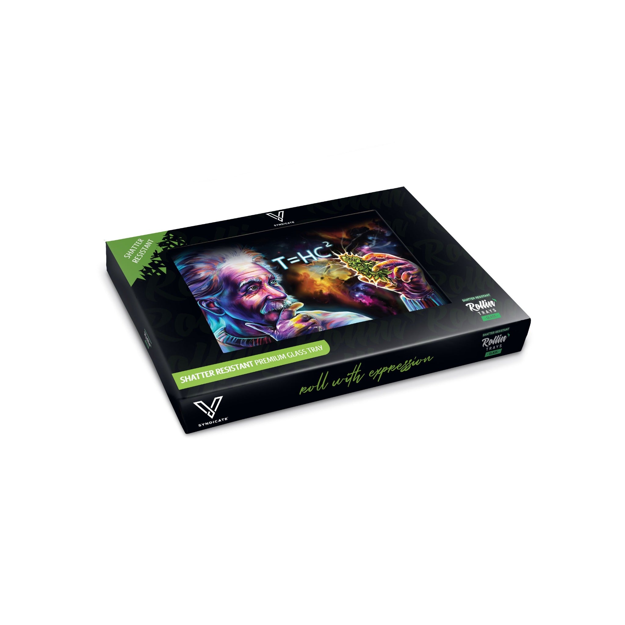 V Syndicate T=HC2 Glass Rolling Tray - Image 3