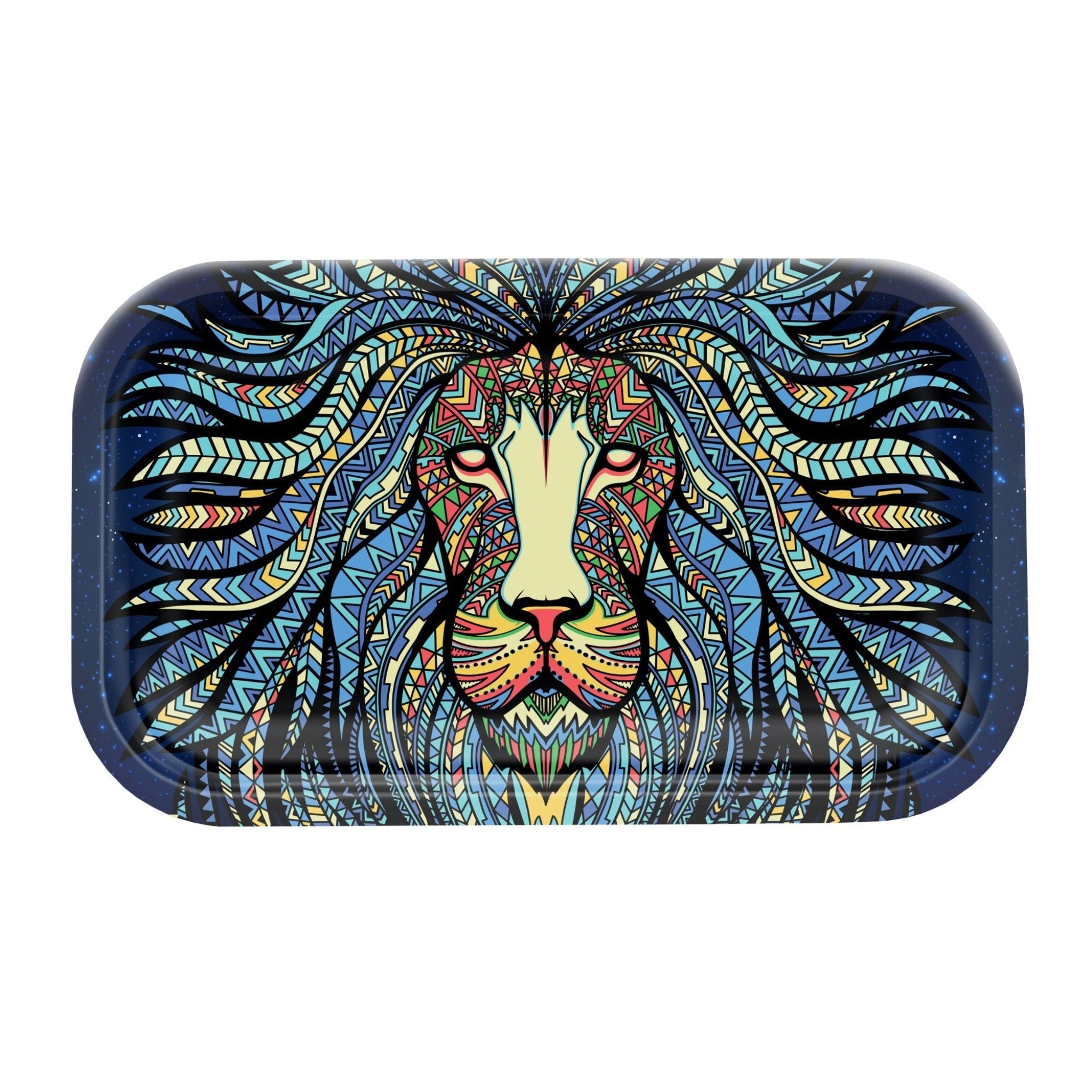 V Syndicate Tribal Lion Metal Rolling Tray - Image 2