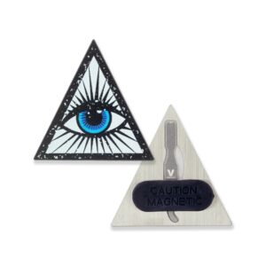V Syndicate Wisdom Eye Dabit Hat Pin - 2in