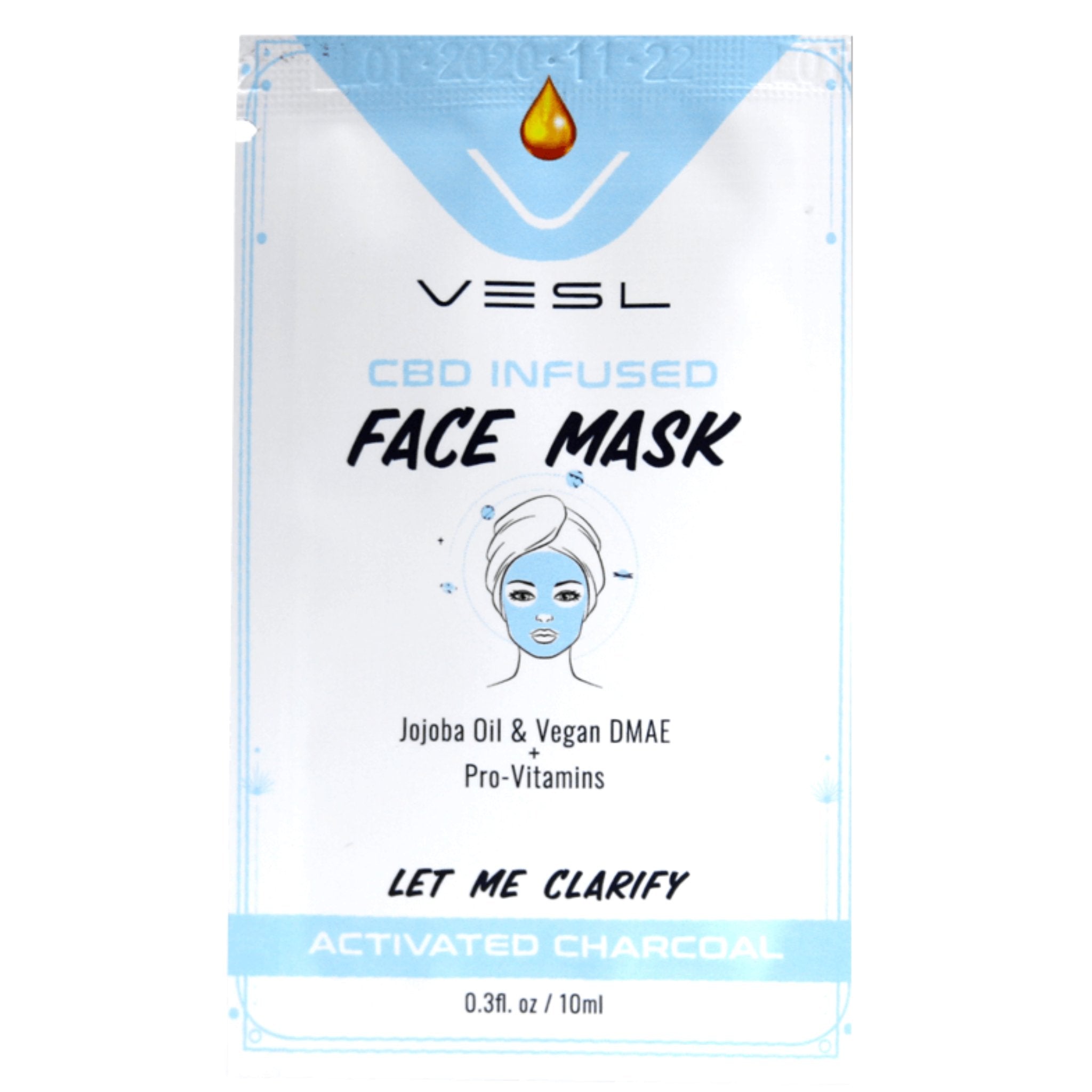 Vesl Oils CBD Face Mask - 10mg - Image 5