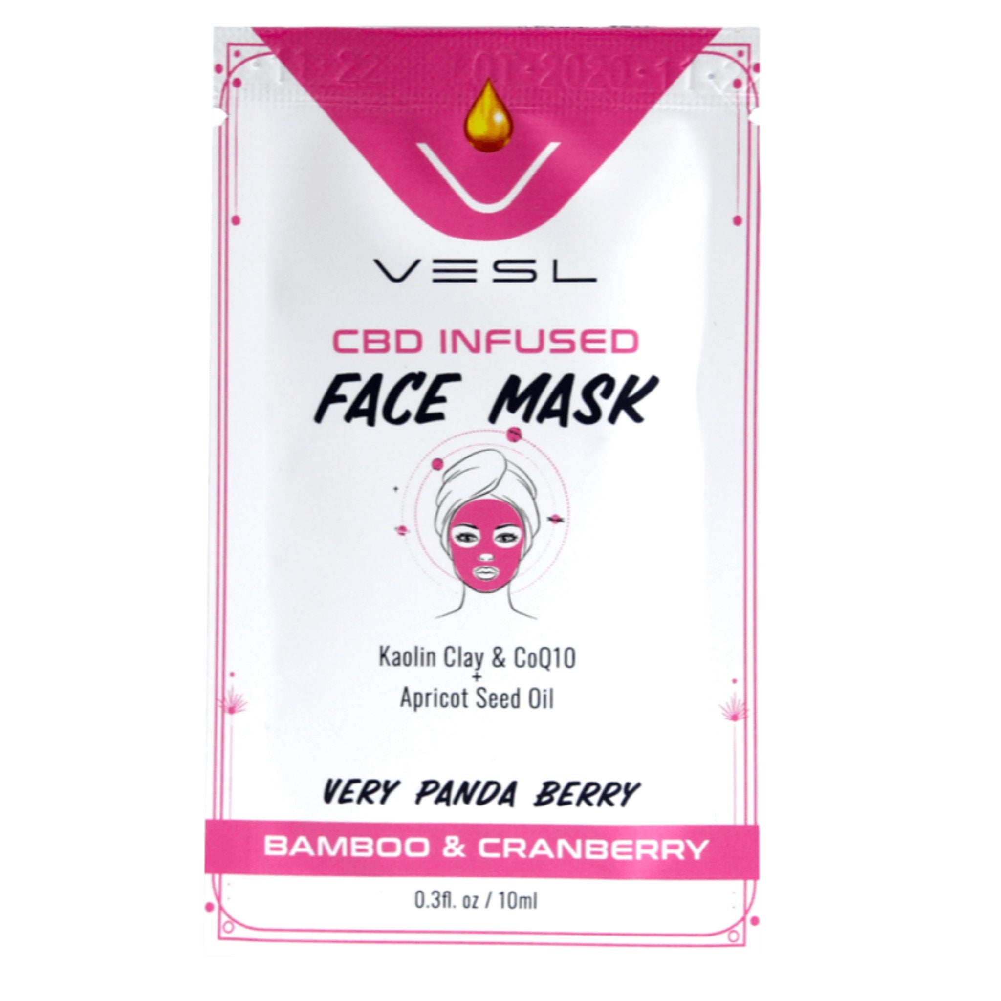 Vesl Oils CBD Face Mask - 10mg