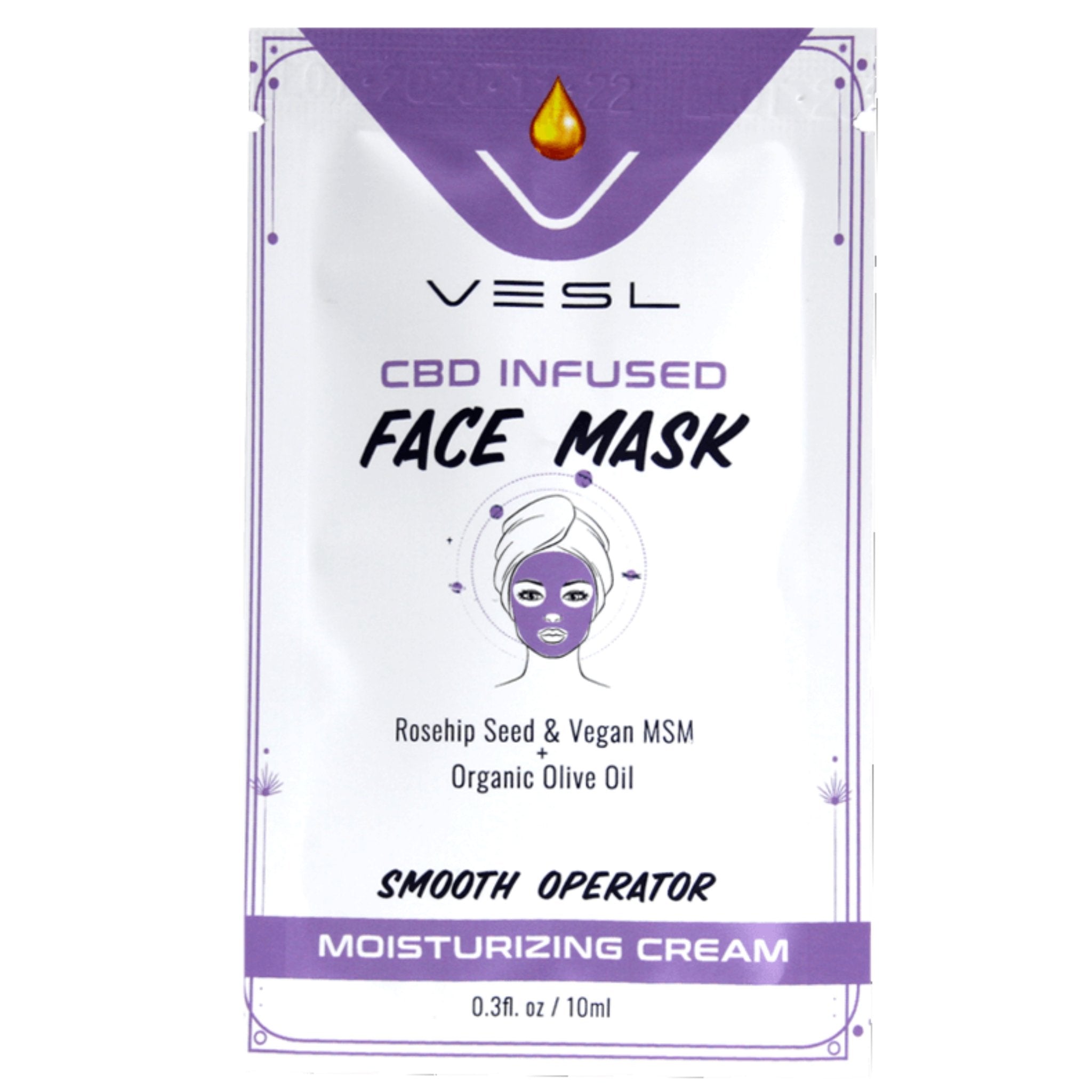 Vesl Oils CBD Face Mask - 10mg - Image 6