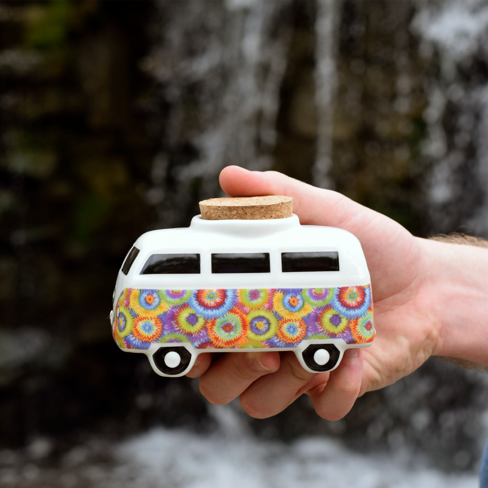 Vintage Bus Stash Jar - 4in - Image 3