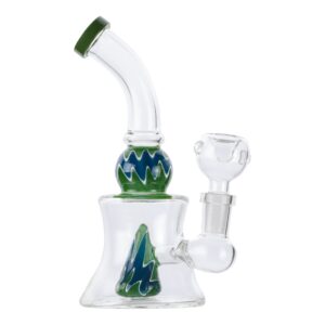 Wavy Conic Percolator Bong - 6in