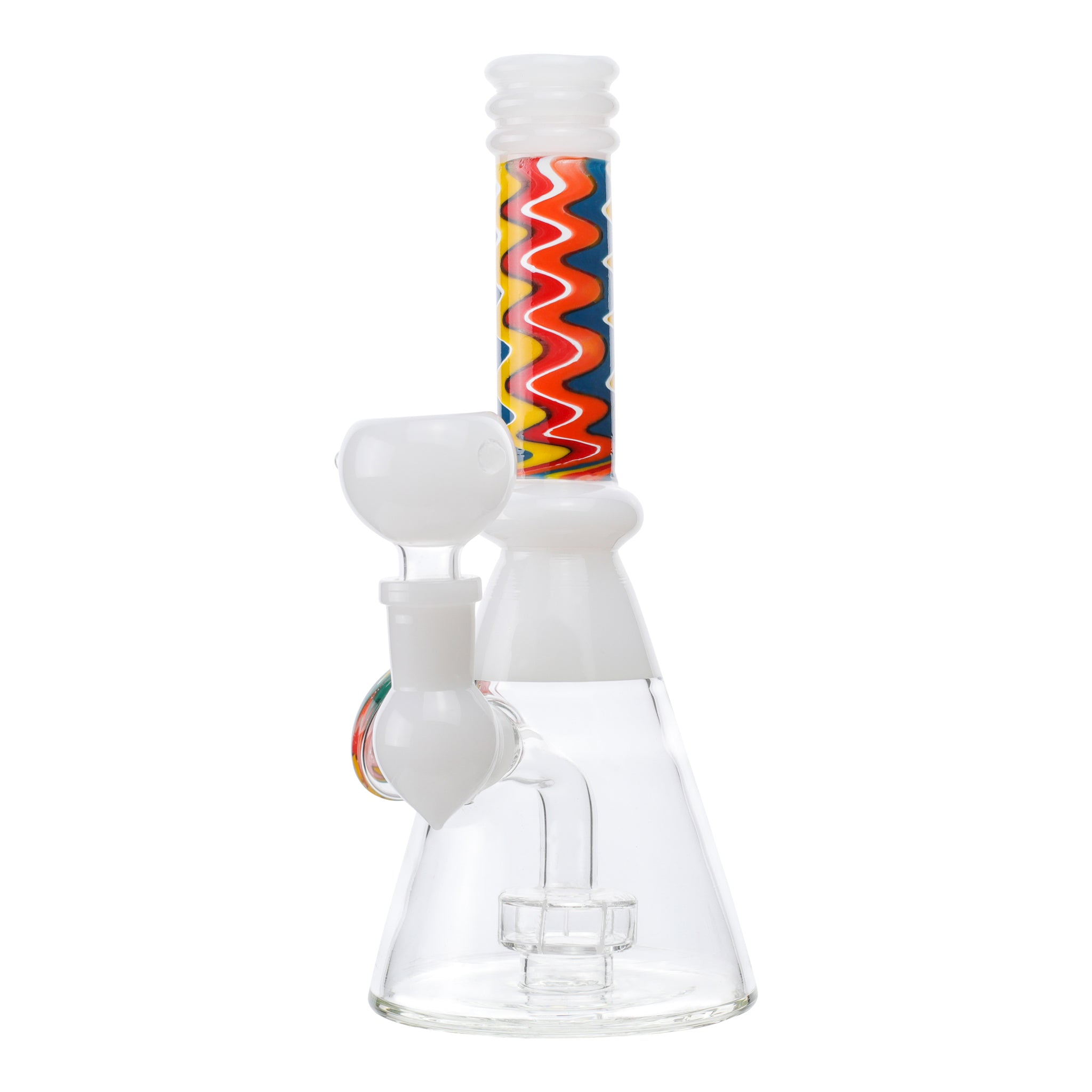 Wavy Train Beaker Bong - 8in - Image 2