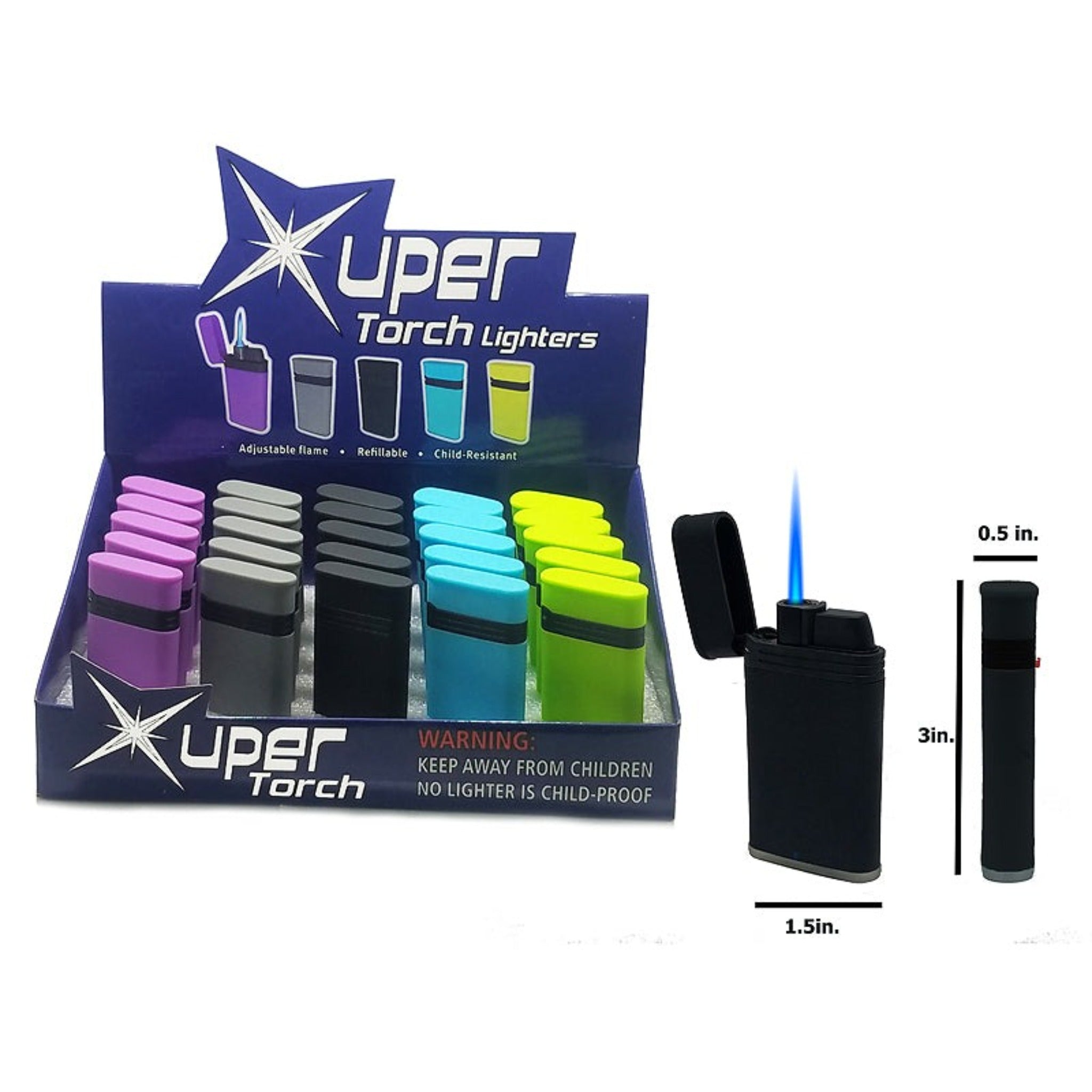 Xuper Flip Top Torch Lighter - Image 2
