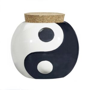 Yin Yang Stash Jar - 4in